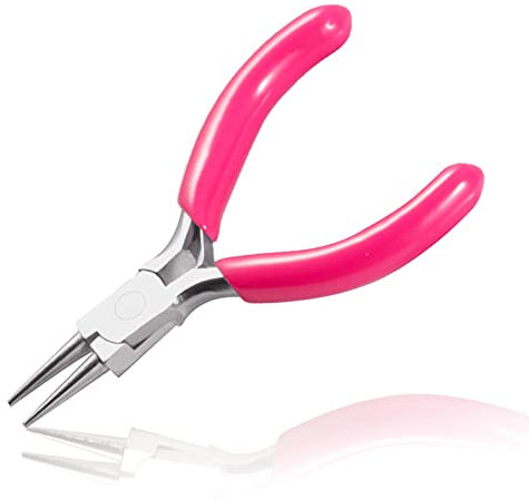 LEONTOOL 3 Inch Mini Round Nose Pliers for Jewelry Making