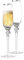 BERKWARE Premium Champagnerflöten, Kristall-Champagnergläser mit silbernem Rand und silbernem schillerndem Strass-Design, je 266 ml, 2 Stück