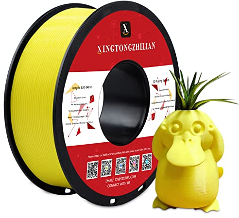 ACTIVEME Speedy PLA+ Filament 1.75mm, 3D Drucker Filament Speedy PLA+, Maßgenauigkeit +/- 0.02mm, 1KG Spule (2.2 LBS) Tangle-Free 3D Druck Filament für 3D Drucker, Speedy PLA+ Gelb