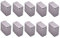 geo-versand 20 x Neodymmagnet extra Stark 10x10x5 mm Glas Magnettafel Geocaching magneten%%
