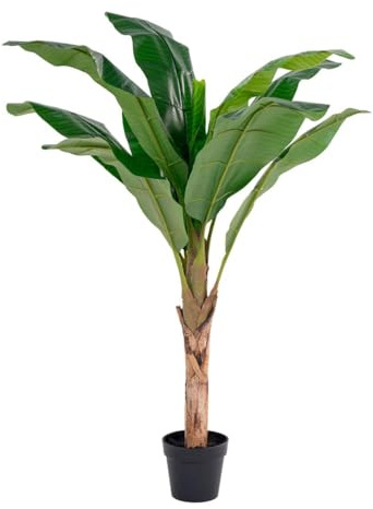 AltoBuy MIGIO - Bananier Décoratif Artificiel Hauteur 150cm