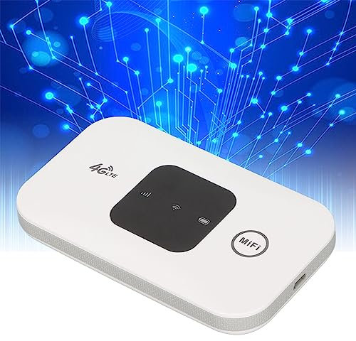 MUNEFE Dispositivo Hot Spot Mobile, Hotspot di Rete Portatile, Router per Schede SIM con Copertura Elevata 4G per Ufficio Domestico E Viaggi