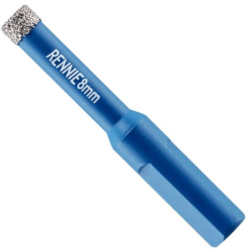 8mm Diamond Hole Saw Drill Bit With Tri Shank For Porcelain Tiles Ceramic Slate Stone Granite Marble Glass. Diamond Core Holesaw/Hole Cutter