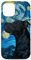 Hülle für iPhone 14 Pitbulls Deeply Hued Dog Van Gogh Sternennacht