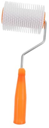 jojofuny Farbnagelroller Selbstnivellierend Werkzeug Zementboden Entschäumerbürste Handwerkzeug Bodenroller Pinselroller Luftblasen Entfernen