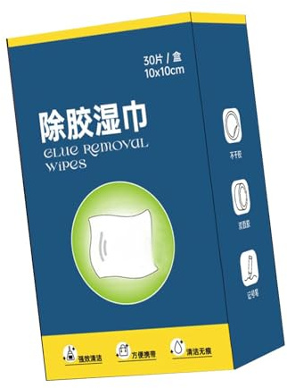 Auto Cleaning Wipes, Glue Remover Wipes, Quick Clean Car Adhesive Cleaner Wipes, Glue Cleaning Sticky Wipes for Car