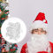 Weihnachtskugeln Verkauf Verkauf Weihnachtsmann Bart Acht Charakter Bart Erwachsene Kinder Bart Weiß Fake Bart für Weihnachten Party Dekoration