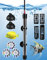 LAOYE Aquarium Heizung 200w Aquarium Heizstab 120-200L Temperatur Einsatellbar Aquarium Heizer mit Kontrollleuchte Saugnäpfen Schutzhülle Aquariumheizer für Aquarien Fischtanks, 20-34°C, 200W