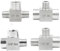 Generic 1/8 1/4 3/8 1/2 NPT Weiblich Männlich T 3 Möglichkeiten 304 Edelstahl Rohr Fitting Anschluss Splitter Block Hochdruck Die Fäden sind klar und gratfrei,(NPT,FEMALE-FEMALE-MALE_1/8)