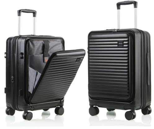 Kmvazcd 20 Inch Carry On Luggage, Hard shell Suitcases with Wheels