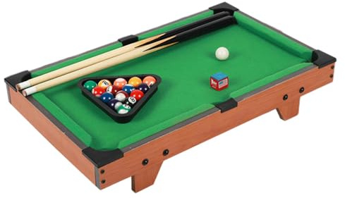 BEALIFE Mini Table de Billard Portable avec Accessoires, idéale pour Jouer à l'intérieur avec des Enfants et des Adultes. Contient 1 Mini Table de Billard,