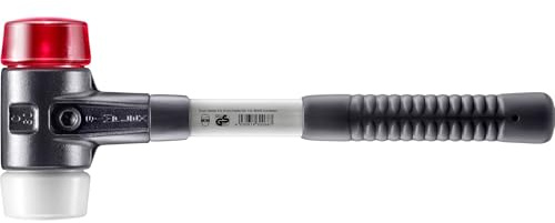 SIMPLEX-Schonhammer, Plastik/Superplastik; mit verstärktem Tempergussgehäuse und Fiberglasstiel | D=60 mm | 3767.060