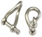 Schäkel gedreht Edelstahl A4 10mm Twisted shackle