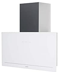 Cata | Campana Extractora | Modelo GOYA 90 WH | Campana Decorativa de Pared | 90 cm de Ancho | 5 Niveles de Extracción | Motor Extra Silencioso | Color Negro | Clase de Eficiencia Energética A+
