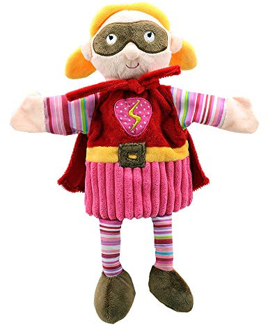 The Puppet Company Super Hero PC001902 Story Telling Hand Puppet Pink