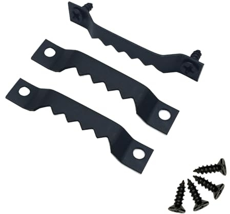 150 Pack Sawtooth Picture Hangers Metal Photo Frame Hangers Small Picture Hook Hangers with Screws for Home Decoration Hanging Wall Clock Decorative Paintings Artwork Picture Frame Hooks - Black