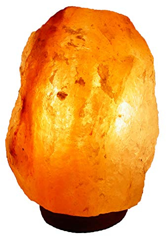 Bosalla Salz Lampe von 2 kg bis 26 kg frei wählbar Kristall Lampen Salt Range Pakistan mit Spezial Leuchtmittel und Kabel in 175 cm WEIß (2-4 kg)