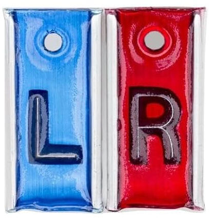 X-Ray Lead Markers L and R Without Initials Leaded Pb Identifiers for X-Rays with Aluminum Backs