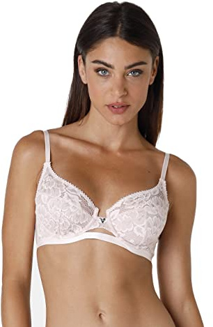 Lovable Reggiseno con Ferretto in Pizzo Riciclato e Tulle | Coppe Taglio a 3, Alto Sostegno ed Eleganza | Anniversary Lace Donna