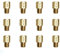 Vergaser Düsen, Set 12 Düsen 5mm für Vergaser, Düsenset Feinabstimmung Vergaserdüsen Satz Hauptdüsen,90,100,110,120,130,140,150,160,170,180,190,200 für Roller Motorrad Schaltmoped