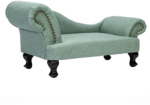 LCYDMJ Haustier Sofa Kleines Und Mittleres Haustier-Sofabett, Hunde-/Katzen-Sofabank, Luxus-Wohnzimmer-Haustiersofa, Weich Und Bequem Für Alle Jahreszeiten, 84 X 38 X 42 cm