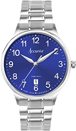 Accurist Mens Classic 37mm Quartz Watch with Analogue Display