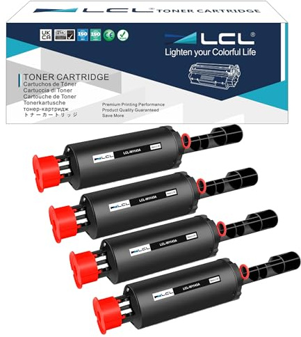 LCL Kompatibel Toner Toner-Nachfüllkit 143A W1143A W1143AD Ersatz für HP Neverstop Laser MFP 1201n 1202w 1202nw HP Neverstop Laser 1001nw (4Schwarz)