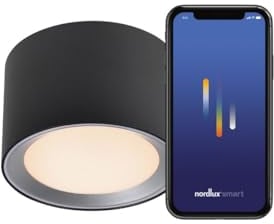 Nordlux 2110840103 Landon Smart LED-Deckenleuchte LED LED EEK: F (A - G) Schwarz