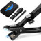 Coupe Ongle Pied, GJNL Coupe Ongles dur et epais à tête inclinée pour personnes âgées, professionnel Pinces à Ongles allemand avec large ouverture de mâchoire Nail Clipper (Gris noir)