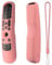 Silicone Protective Case for LG Magic TV Remote AN-MR21GA AN-MR21GC 2021 / LG AN-MR22GA MR22GN 2022, Anti Slip Shockproof Silicone Cover with Lanyard (Pink)