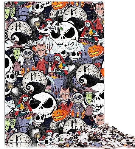Puzzle für Erwachsene, Cartoon-Monster, Erwachsenen-Puzzle, 1000 Teile, für Erwachsene, Teenager, Papppuzzle, Lernspiele, Heimdekoration, Puzzle. Größe: 26x38cm
