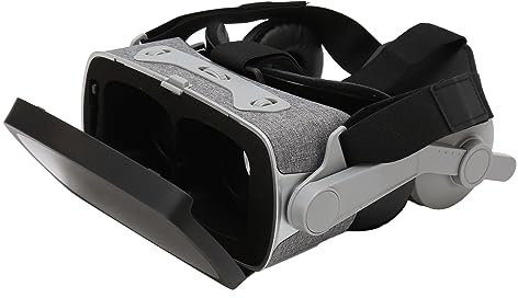 Auriculares VR para Teléfono, Teléfono Celular Auriculares de Realidad Virtual Gafas 3D Cascos Gafas VR para TV Películas Videojuegos, Compatible con iOS para Android Pantalla