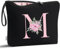 Vavabox Trousse de Toilette personnalisée A à Z, Tissu Premium & Fermeture éclair Robuste, Cadeau Parfait Femme, idée Cadeau Fille Unique, Cadeau Unique pour mariée ou Demoiselle d'honneurac(M, Noir)