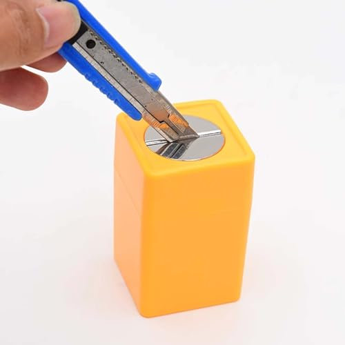 Rainorning Waste Broken Blade Storage Box, Portable Mini Folding Knife Disposal Utility Knife Blade Collecting Organizer