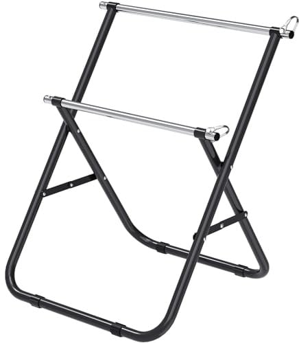 Insaga Cord Reel Holder, Heavy Duty Cable Caddy Cable Reel Dispenser Wire Drum Spool Dispenser Rack with 15mm Dia Super Rod and 59cm Double Spinner, Portable and Foldable, 100lbs Capacity