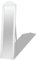 Rantry Miroir sur pied style baroque 160x40cm Blanc Miroirs