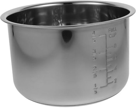 GRADENEVE Pot Intérieur Acier Inoxydable Pour Cuiseur À Riz Doublure Épaissie De Pratique Et Portable Convient Pour Soupes Et Gâteaux