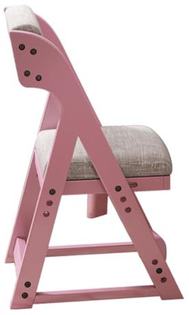 Stuhl, Relaxsessel, Liegestuhl, anhebbare Kinderstühle, Massivholz-Schreibtischstuhl mit Rückenlehne, Sitz aus Baumwollleinen, gepolsterter Küchenseitenstuhl, stabile Beine, Sitzstuhl, Freizeit,