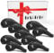 Golf Club Iron Head Covers Long Iron Covers 9pcs/Set Zipper Gift Box, Neoprene Zippered Sport Outdoor (Black)