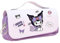 HOOKTA Kuromi Astuccio Con Cerniera Liscio Con Grande Capacità e Manico Kitty Per Teenager, Ragazze e Ragazzi - Regalo, Fiocco Grande, 21 x 10 x 7 cm / 8,26 x 3,94 x 2,75 Zoll