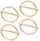 4 Stück Klappstecker Klappsplinten Sortiment Klappsplinte 6mm Klappsplinten für Anhänger Durchmesser Sicherungssplint für Traktoren, Steckbolzen Splint Klappstecker für Boot, Fahrrad, Anhaenger(6mm)