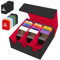 HIMOMO Deck Box per carte Mtg, Scatole Porta Carte Collezionabili da 2100+ Carte con Pelle PU e Chiusura Magnetica, Adatta per MTG,PTCG Carte, Inclusi 8 Divisori per Carte(Rosso)
