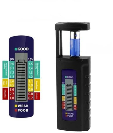 Mini Battery Tester, Portable Battery Checker, Lcd Display Battery Analyzer, Aa/aaa Battery Tester, Battery Capacity Tester, Essentiall Battery Monitor for Home And Small Electrical Equipment