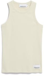 ARMEDANGELS Damen RIPP-Top aus Bio-Baumwoll Mix KANITAA Fitted Summer Hay