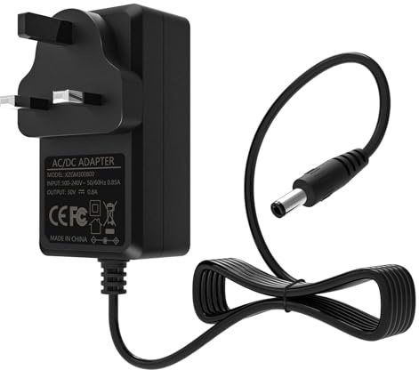 Vacuum Charger 30V | Compatible with Numatic Quick Series Stick Vacuum HEN100 Hetty Quick, Replaces Original Charger 915242, 915243, 916634