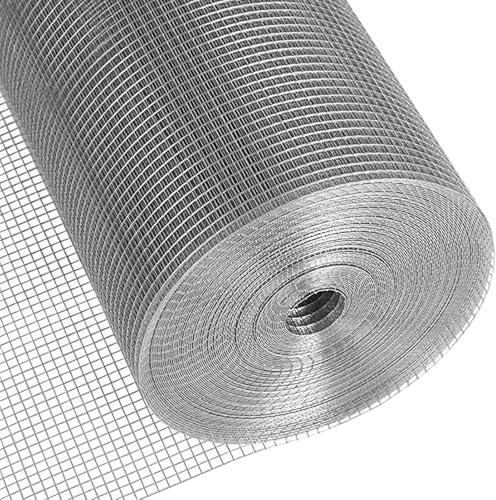 SXEVZOO Malla Electrosoldada De Acero Inoxidable 304, Malla Cuadrada De 18x18mm Valla De Alambre De Gallinero Para Garden, Chicken Fence, Rabbit Fencing(1x3m)
