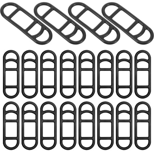 AIWXEEU 20 Pcs Bicycle Light Silicone Straps, Bike Rubber Light Strap, Cycle Lights Replacement Mount, Bike Lights Silicone Bands, Cycling Accessories for Road Mountain Cycle