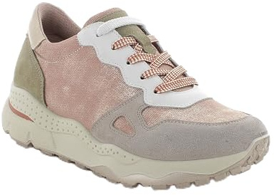 IGI&Co Sneakers con Zeppa da Donna Rosa e Beige con Lacci 39 EU