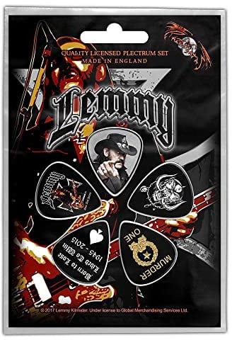 MOTÖRHEAD PLEKTRUMSET GUITAR PICK SET # 3 LEMMY KILMISTER STONE DEAF FOREVER