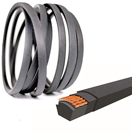 Courroie de rechange pour tondeuse à gazon 1,27 cm x 249,5 cm pour Simplicity Snapper 1732966 1732966SM